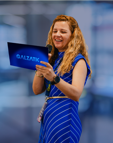 Rosa Giménez presentando Calzatic